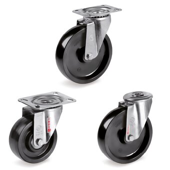 Thermosetting resin castors